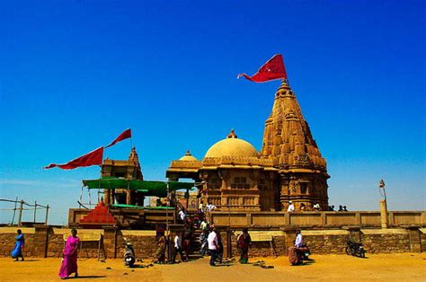 Dwarkadhish temple at Dwarka and Bet.